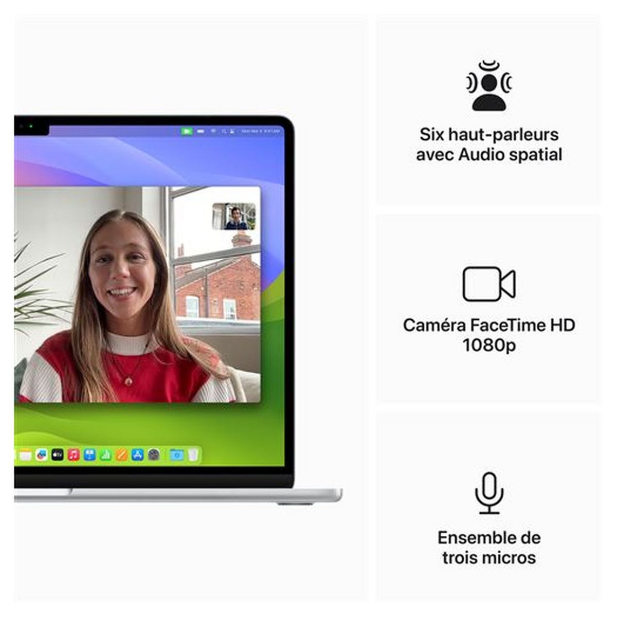 APPLE MacBook Air 13,6" 256Go SSD 8Go RAM Puce M3 - Grey