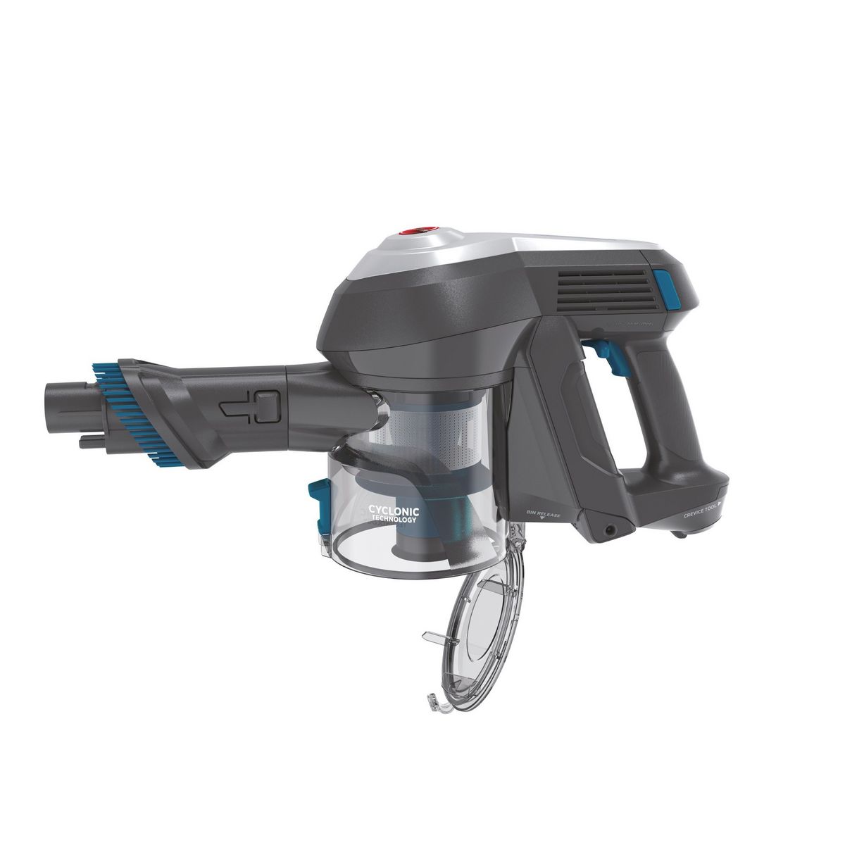 HOOVER Aspirateur balai HF122CAR - Bleu et gris
