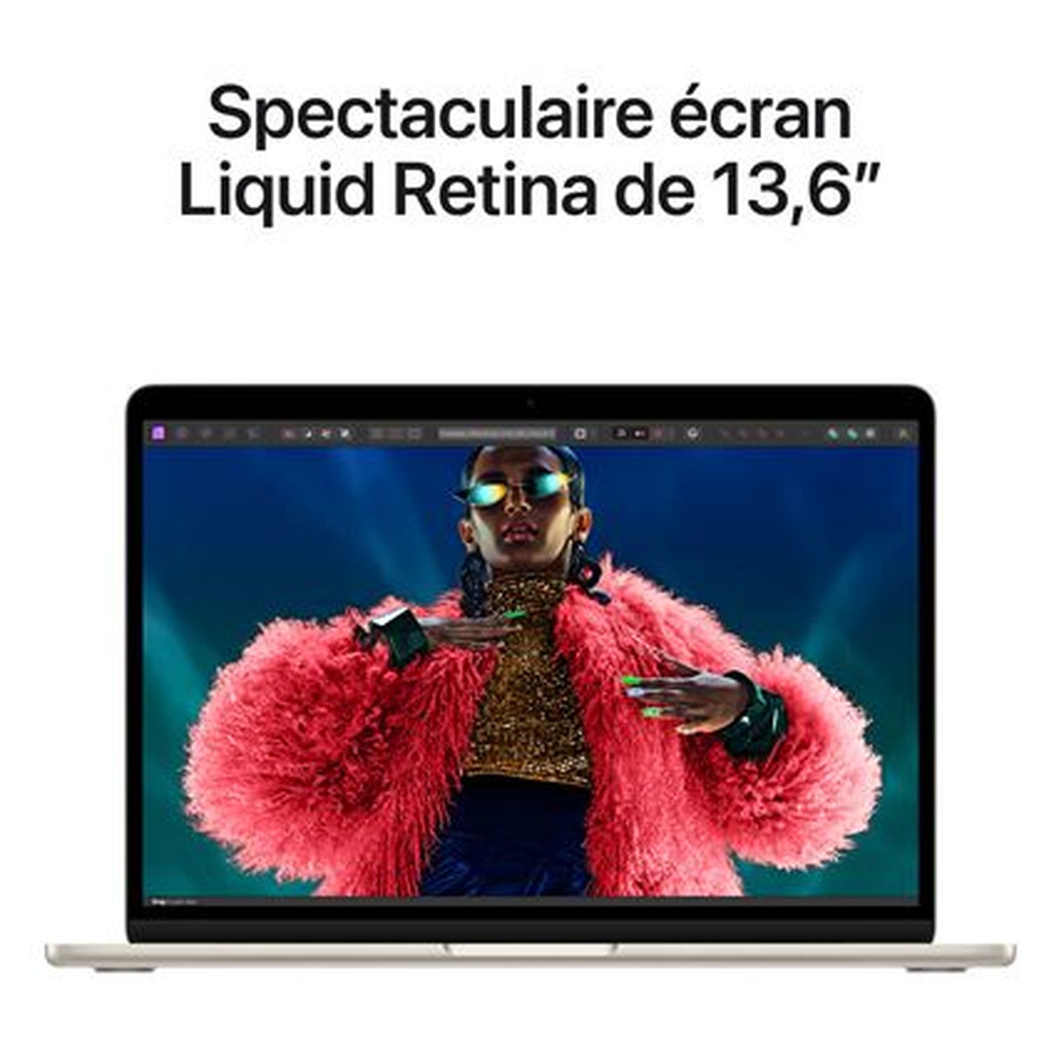 Voir la diapositive 5 : APPLE MacBook Air 13,6" 512Go SSD 16Go RAM Puce M3 - Starlight