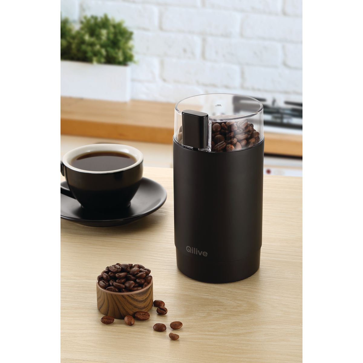 Voir la diapositive 2 : QILIVE Moulin a café Q.5363 - Noir