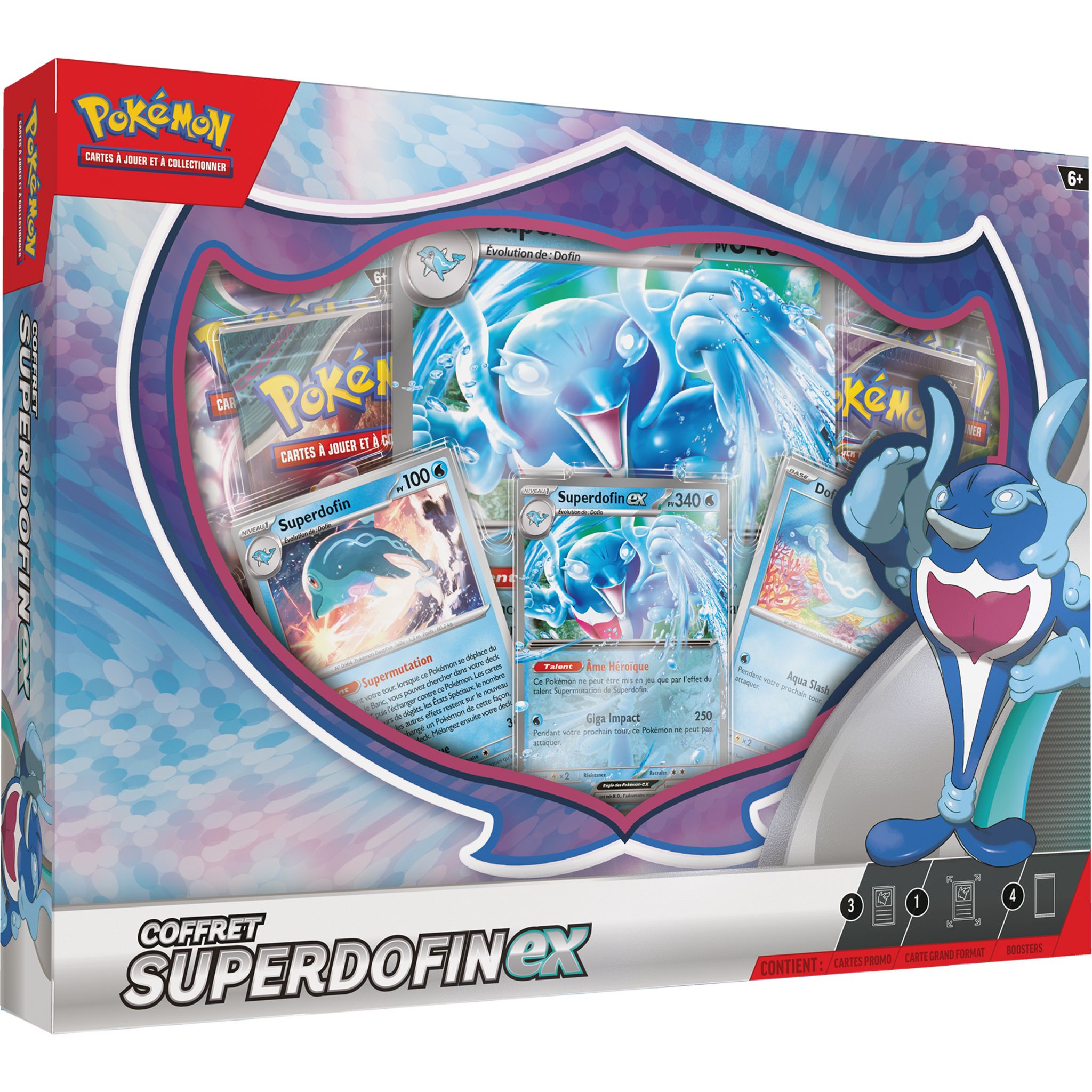 Voir la diapositive 2 : POKEMON Coffret Superdofin EX
