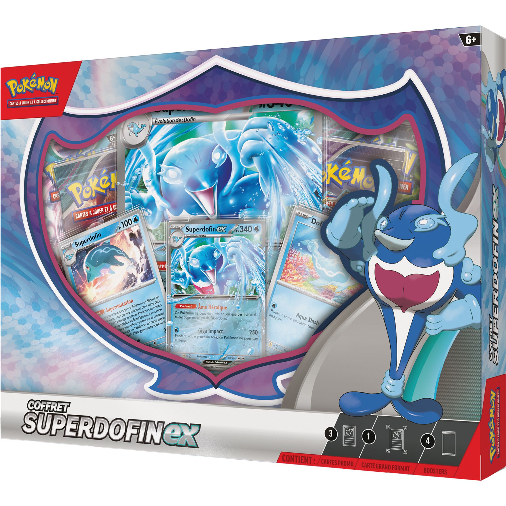 Voir la diapositive 3 : POKEMON Coffret Superdofin EX