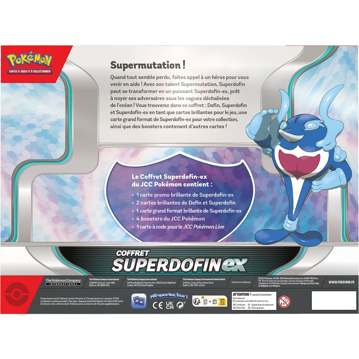 POKEMON Coffret Superdofin EX