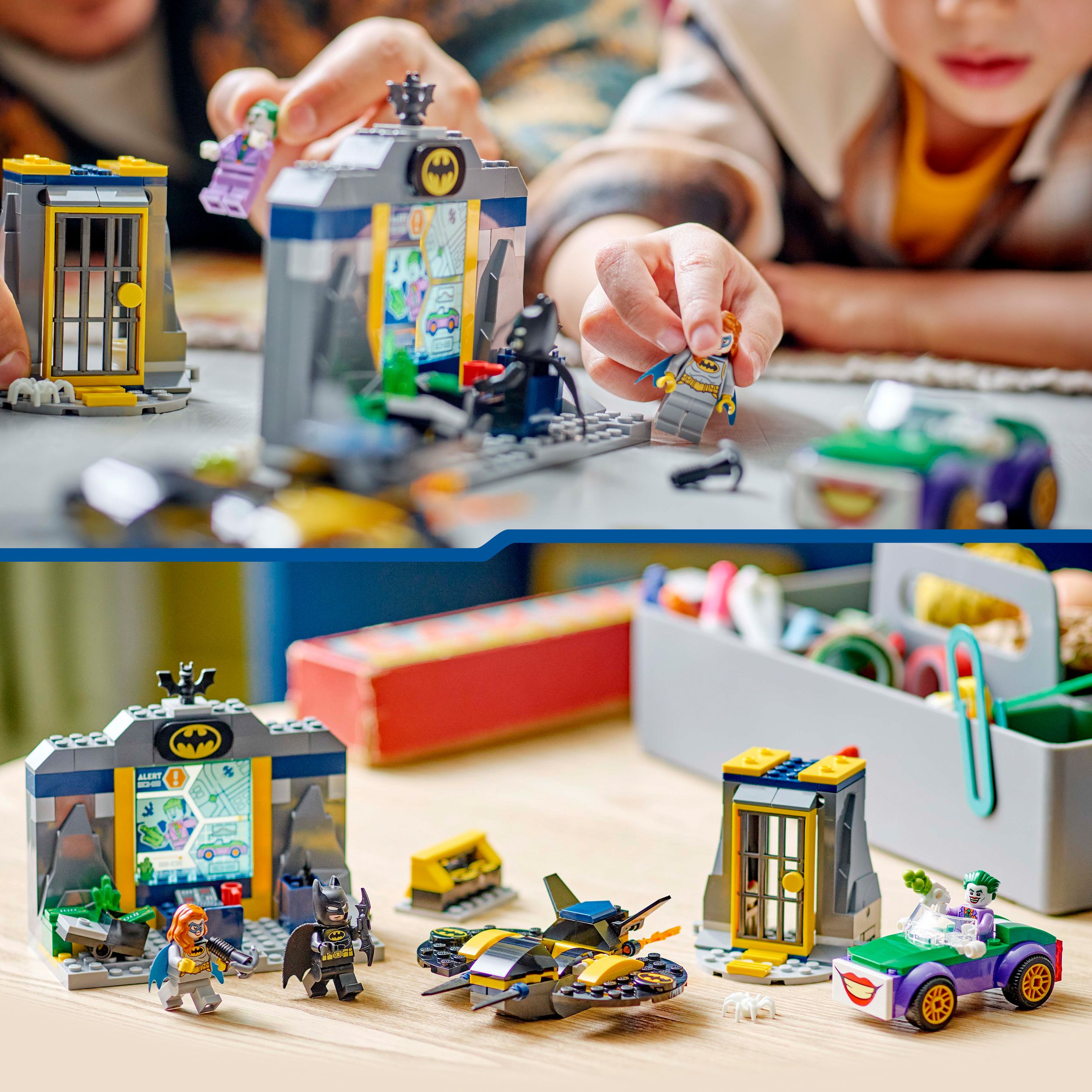 Voir la diapositive 6 : LEGO DC Comics Batman 76272 - La Batcave avec Batman, Batgirl et Le Joker - Jouet de Super-héros pour Enfants -Set de Construction et Véhicule