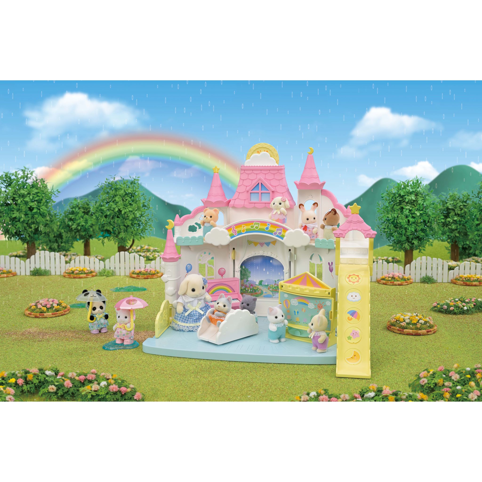 Voir la diapositive 18 : EPOCH D'ENFANCE Sylvanian Families - La crèche ensoleillée