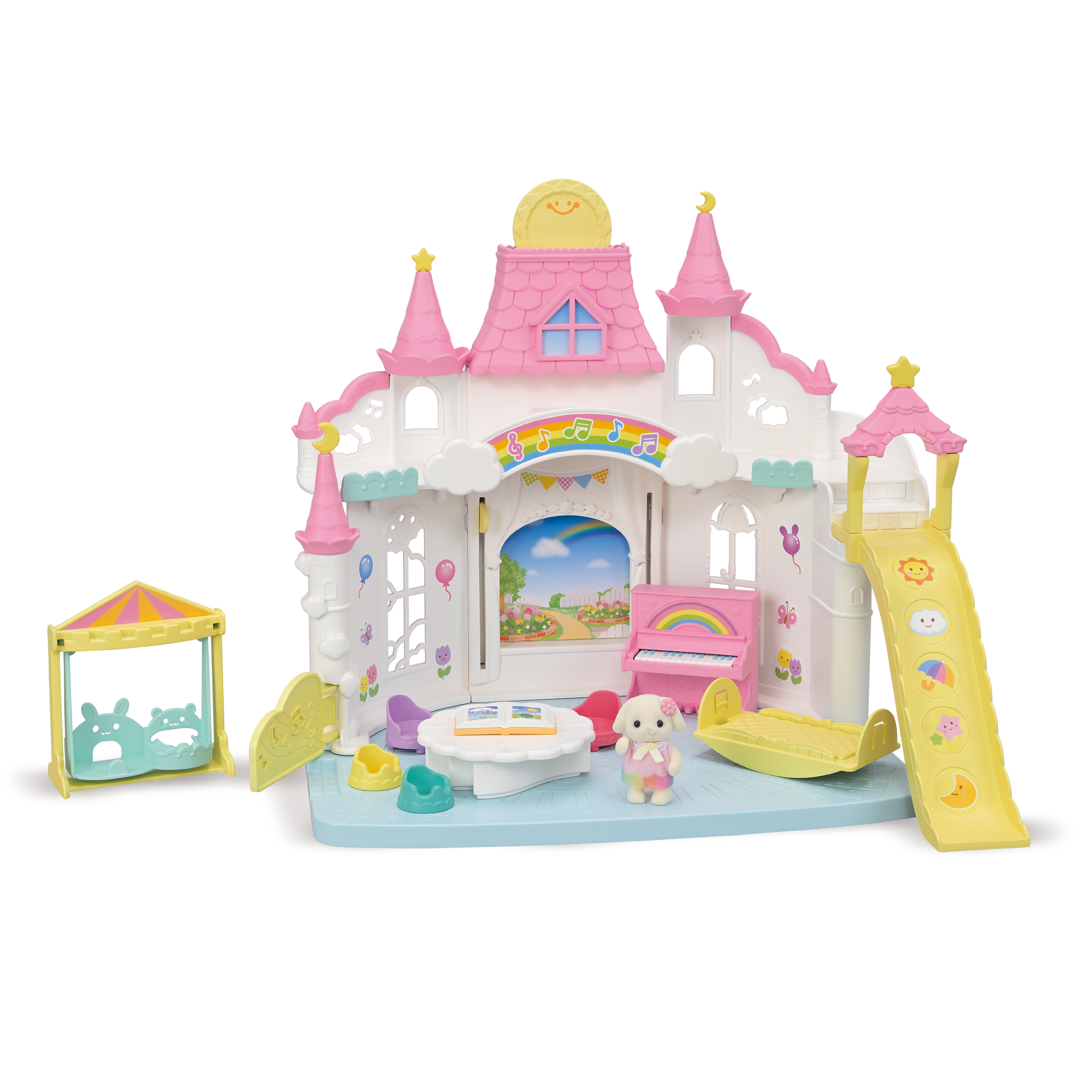 Voir la diapositive 4 : EPOCH D'ENFANCE Sylvanian Families - La crèche ensoleillée