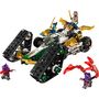 Voir la diapositive 2 : LEGO Ninjago 71820 - Le Véhicule Combiné de l'Équipe des Ninjas - Jouet 4-en-1 Pour Enfants dès 9 Ans - Planeur, Bolide Tout-terrain et 2 Motos - 6 Minifigurines
