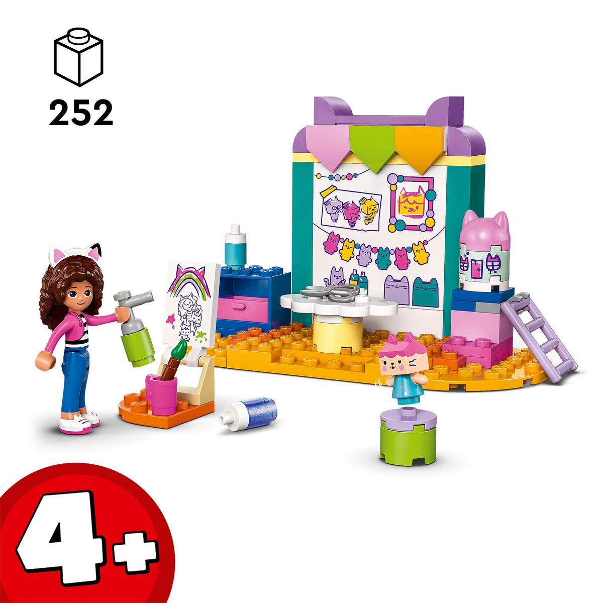 LEGO Gabby et la Maison Magique 10795 - Bricolage avec Bébé Boîte - Jouet d'Activité et de Développement pour Enfants - Loisir Créatif - Jeu d'Éveil Éducatif pour Garçons et Filles de 4 Ans