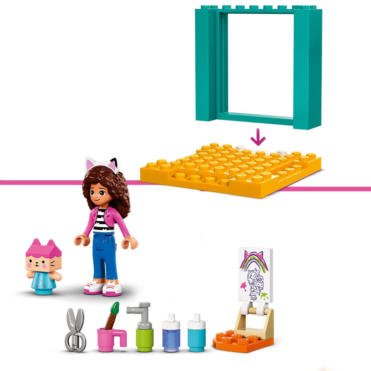 LEGO Gabby et la Maison Magique 10795 - Bricolage avec Bébé Boîte - Jouet d'Activité et de Développement pour Enfants - Loisir Créatif - Jeu d'Éveil Éducatif pour Garçons et Filles de 4 Ans