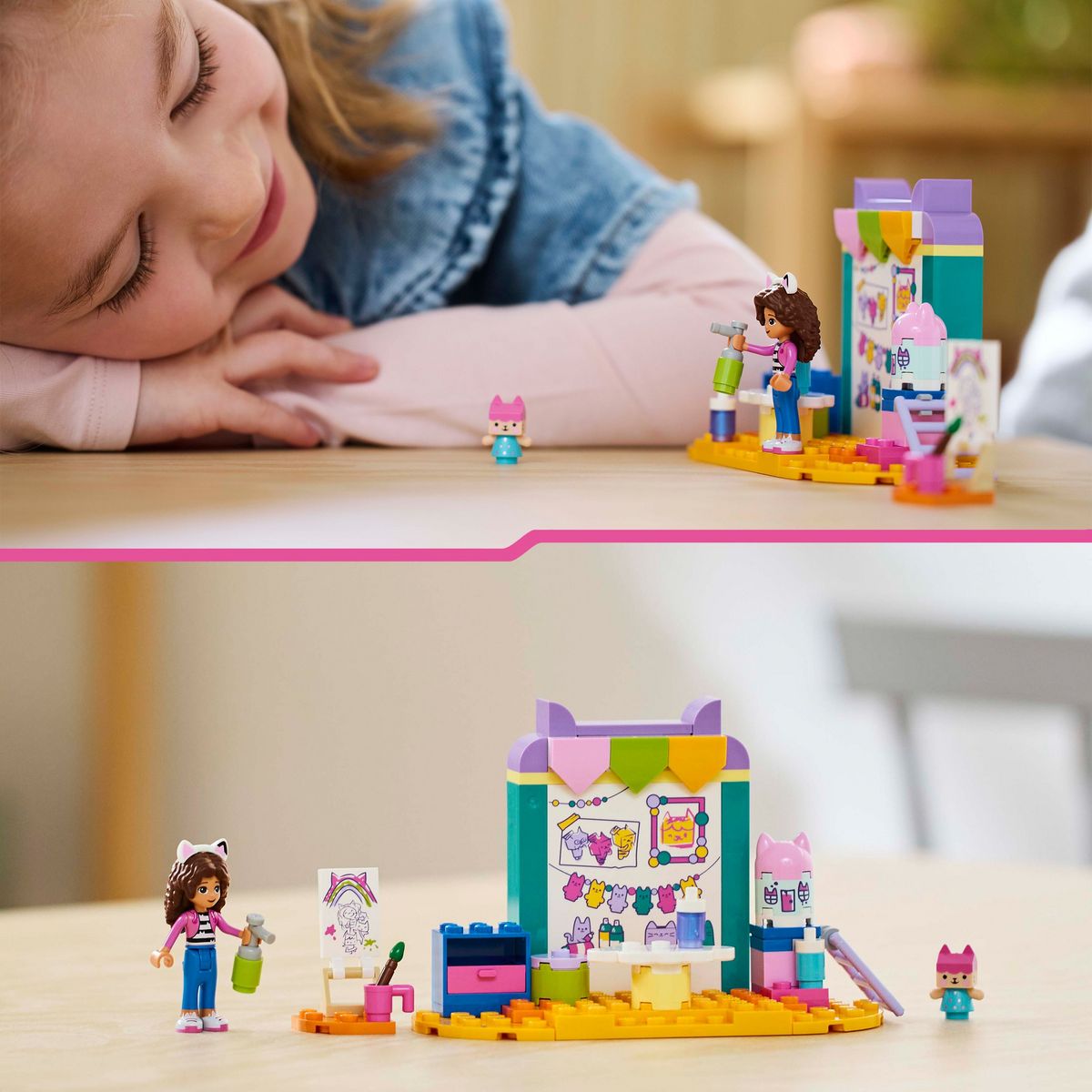LEGO Gabby et la Maison Magique 10795 - Bricolage avec Bébé Boîte - Jouet d'Activité et de Développement pour Enfants - Loisir Créatif - Jeu d'Éveil Éducatif pour Garçons et Filles de 4 Ans