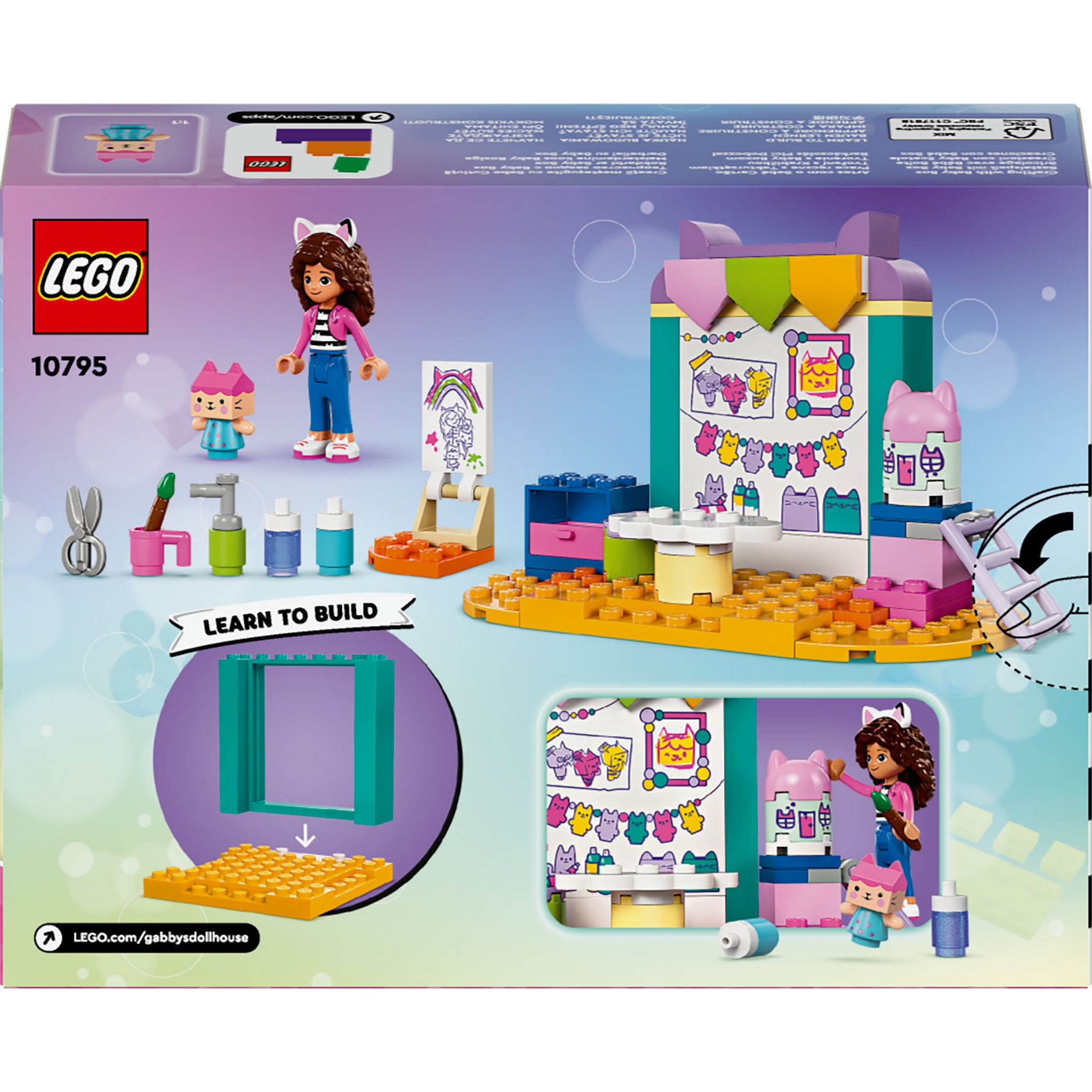 Voir la diapositive 7 : LEGO Gabby et la Maison Magique 10795 - Bricolage avec Bébé Boîte - Jouet d'Activité et de Développement pour Enfants - Loisir Créatif - Jeu d'Éveil Éducatif pour Garçons et Filles de 4 Ans