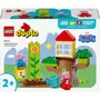 LEGO DUPLO 10431 - Jardin cabane Arbre Peppa Pig  - Set Éducatif à Construire et Reconstruire, avec 2 Figurines - Idée de Cadeau pour Enfants