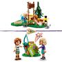 Voir la diapositive 5 : LEGO Friends 42622 - Le Stand de Tir à l'Arc de la Base de Loisirs - Set de Construction Pour Enfants - Inclut un Arc des Flèches 2 Mini-poupées et un Raton Laveur