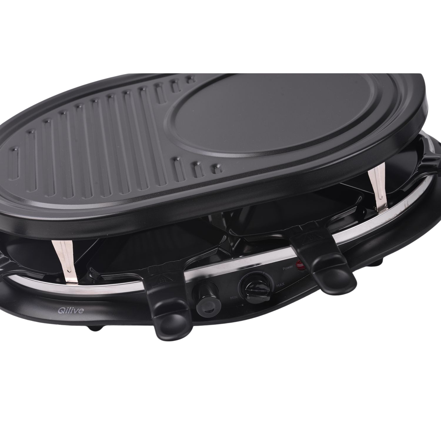 Voir la diapositive 3 : QILIVE Appareil à raclette Q.5772 - Noir