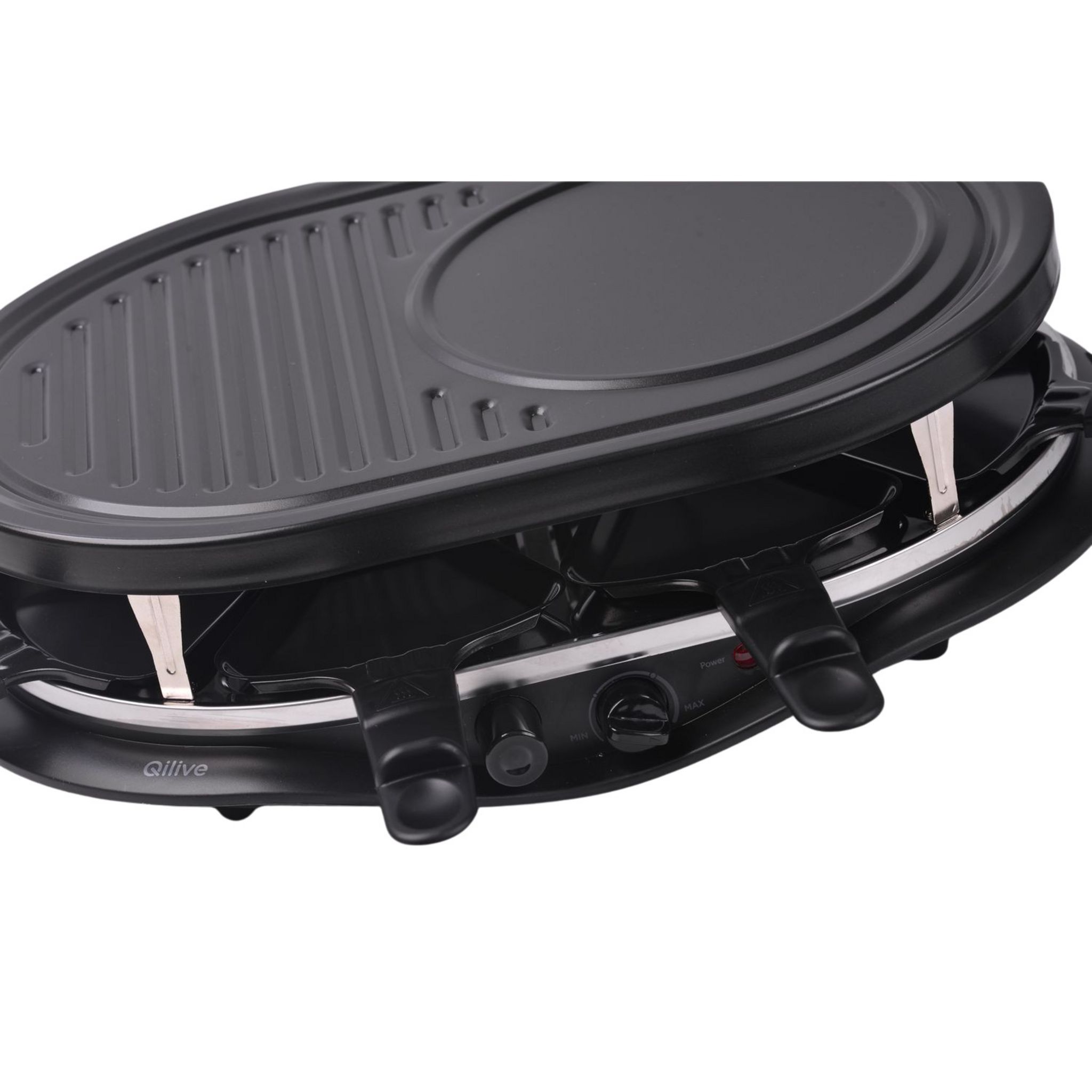 Voir la diapositive 3 : QILIVE Appareil à raclette Q.5772 - Noir