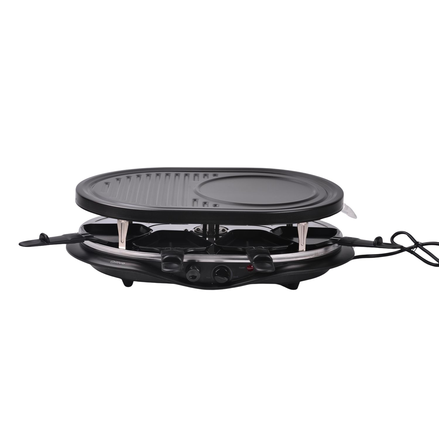 Voir la diapositive 4 : QILIVE Appareil à raclette Q.5772 - Noir