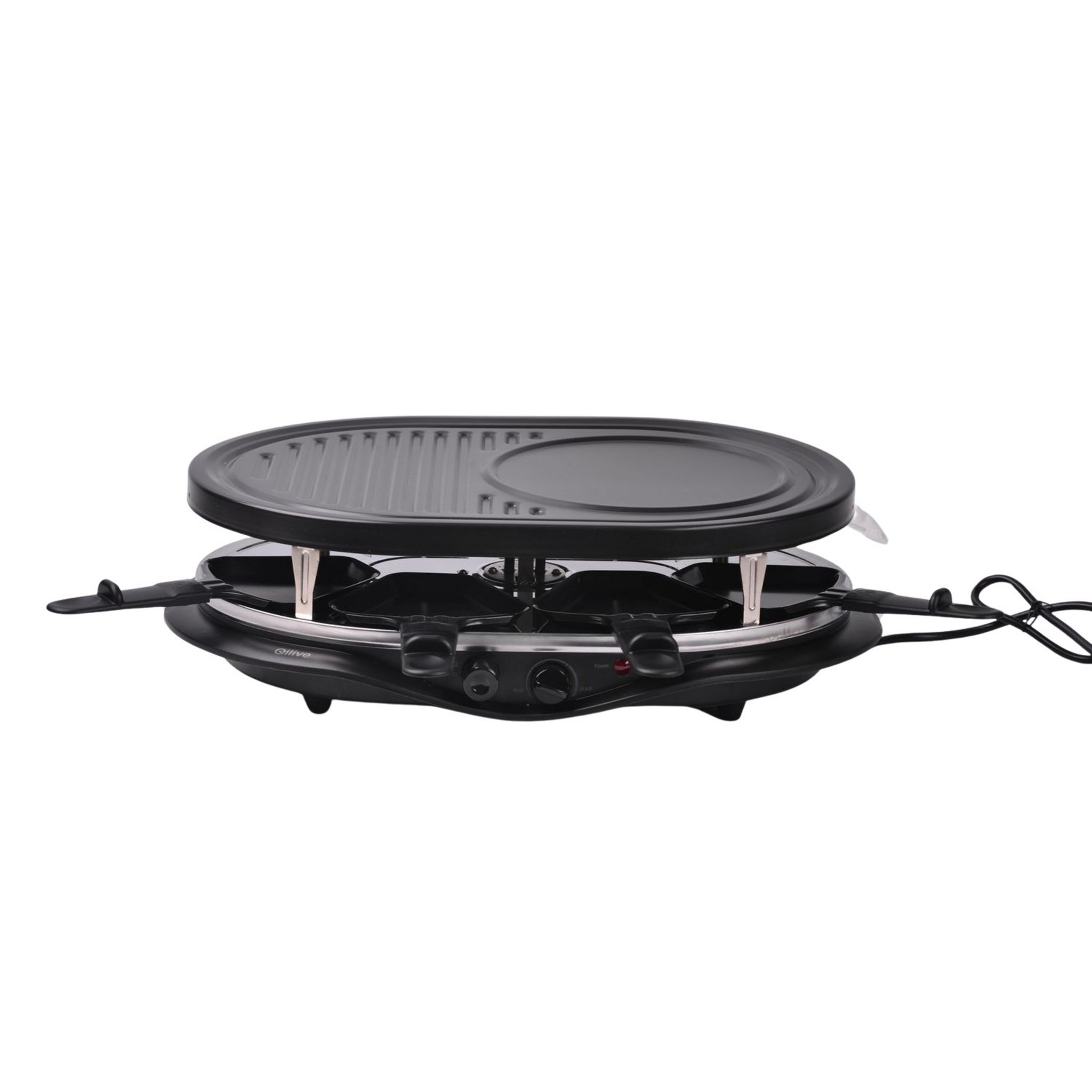 Voir la diapositive 4 : QILIVE Appareil à raclette Q.5772 - Noir