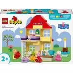 LEGO DUPLO 10433 - La fête d'anniversaire de Peppa Pig - Set avec 3 figurines - Jouet éducatif à construire et reconstruire