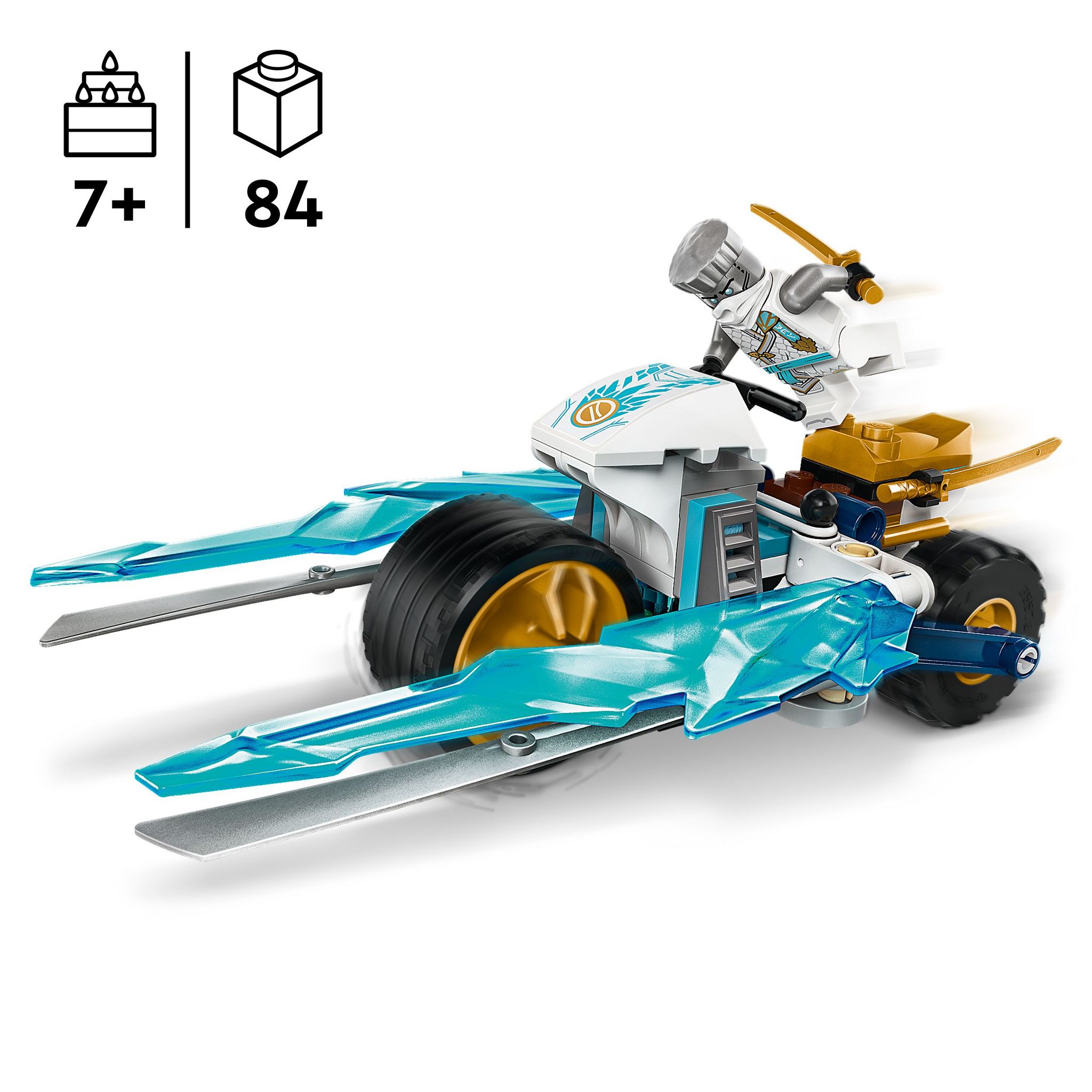 Voir la diapositive 3 : LEGO LEG 71816 MOTO DE GLACE ZANE NINJAGO