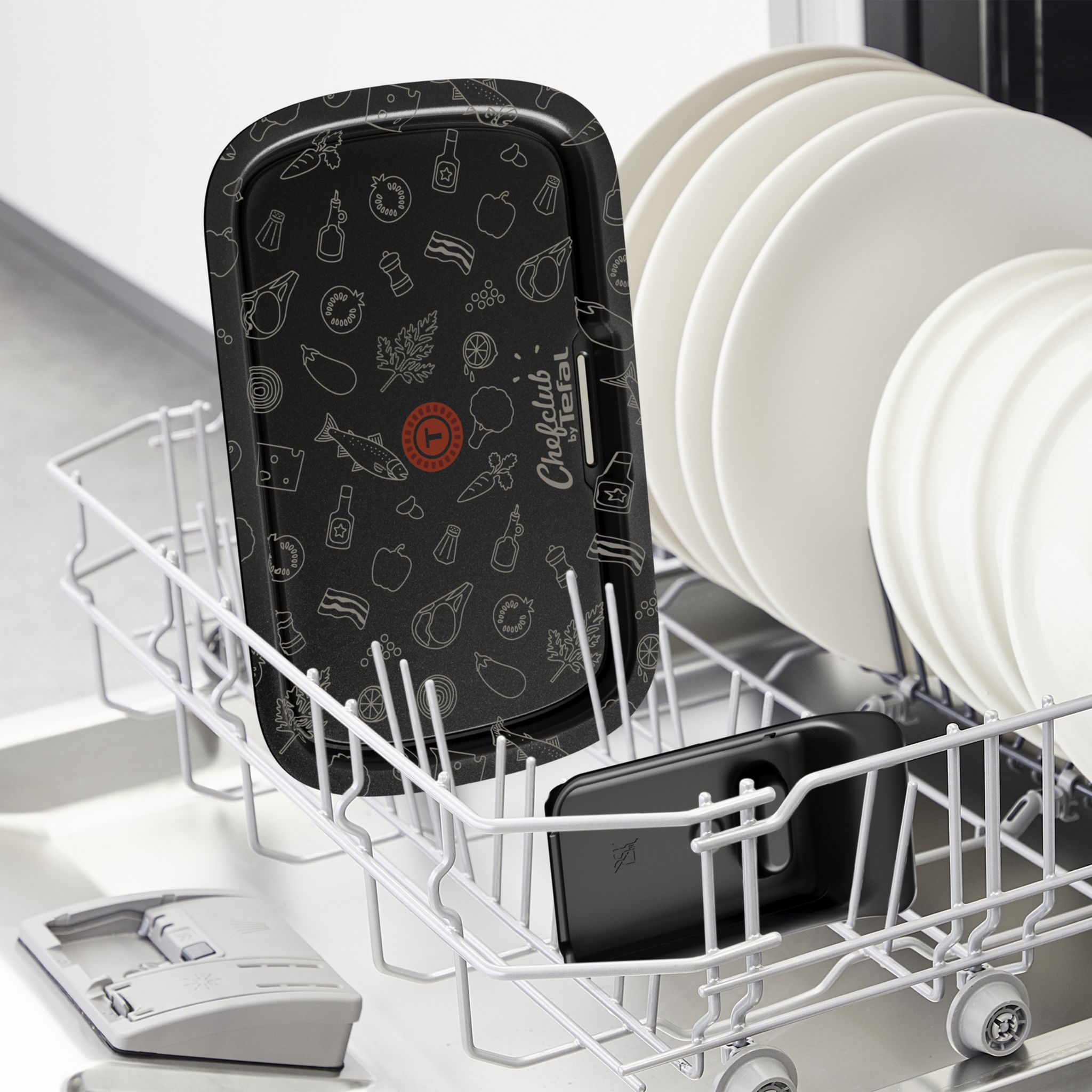 Voir la diapositive 8 : TEFAL Plancha électrique ChefClub CB657410 - Bleu