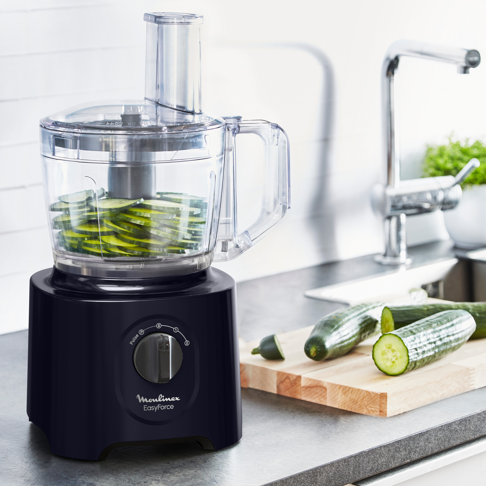Voir la diapositive 9 : MOULINEX Robot multifonction FP242810 - Noir