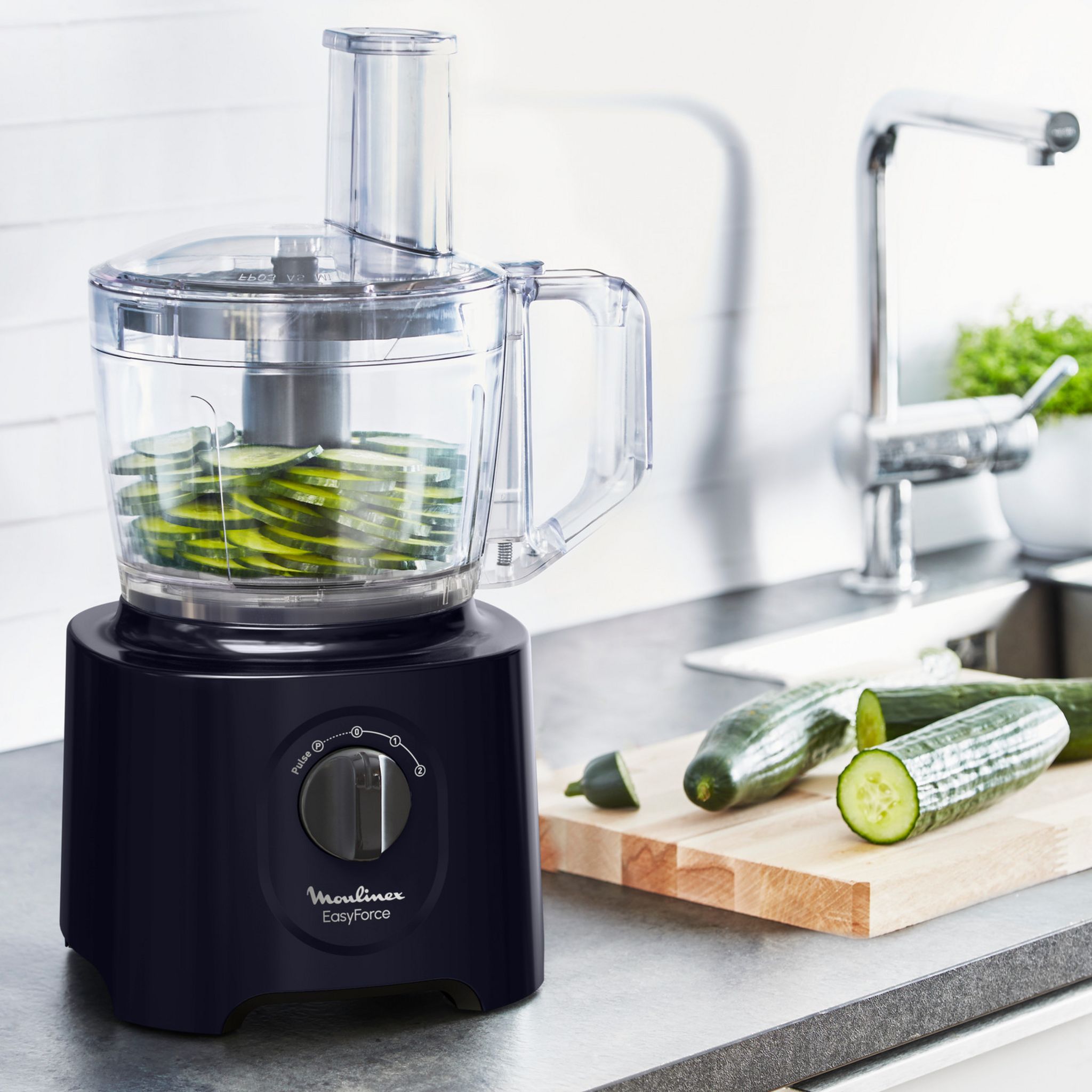 Voir la diapositive 9 : MOULINEX Robot multifonction FP242810 - Noir