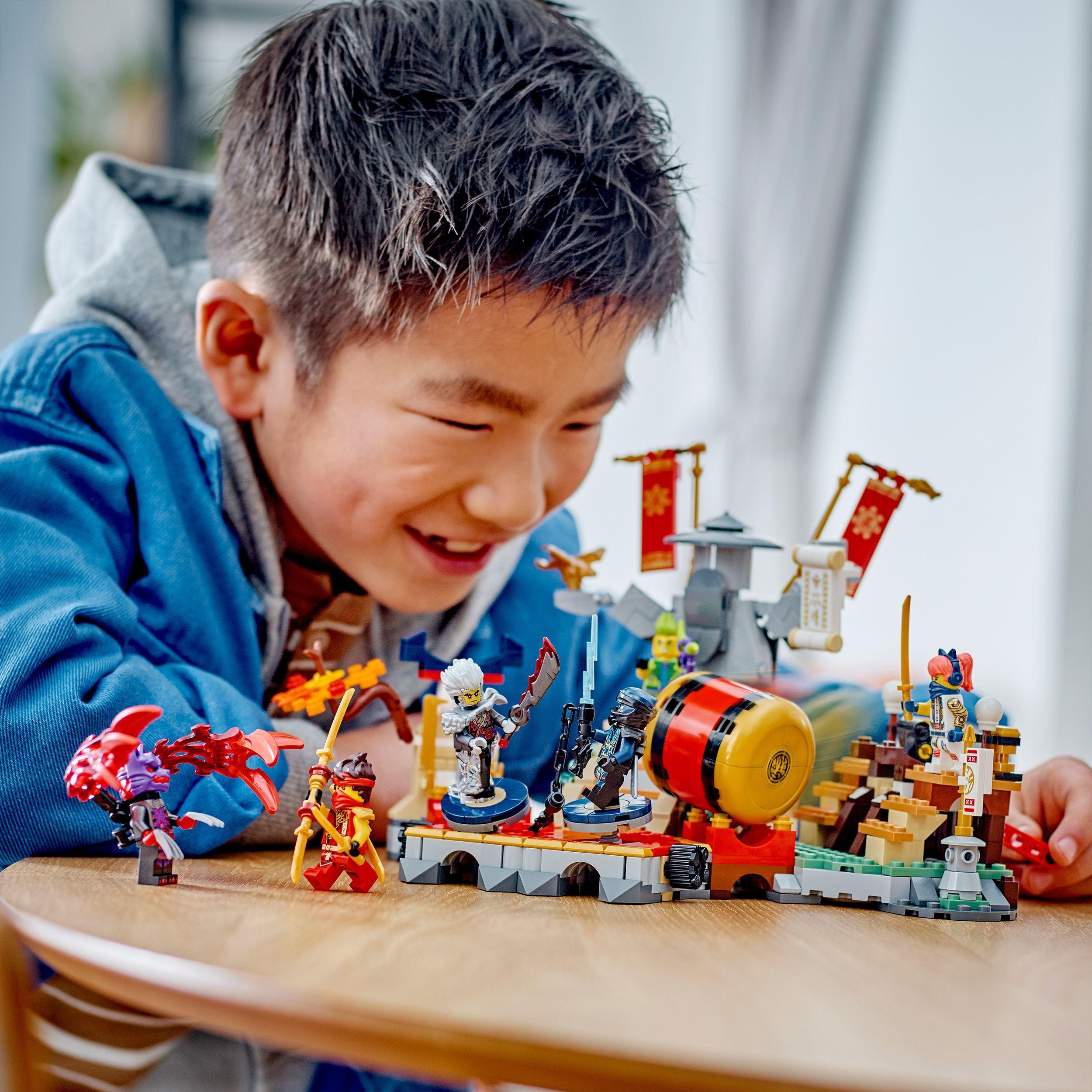 Voir la diapositive 7 : LEGO Ninjago 71818 - L'Arène de Combat du Tournoi - Jouet d'Action Ninja Pour Garçons et Filles de 7 Ans et Plus - Jeu d'Aventures