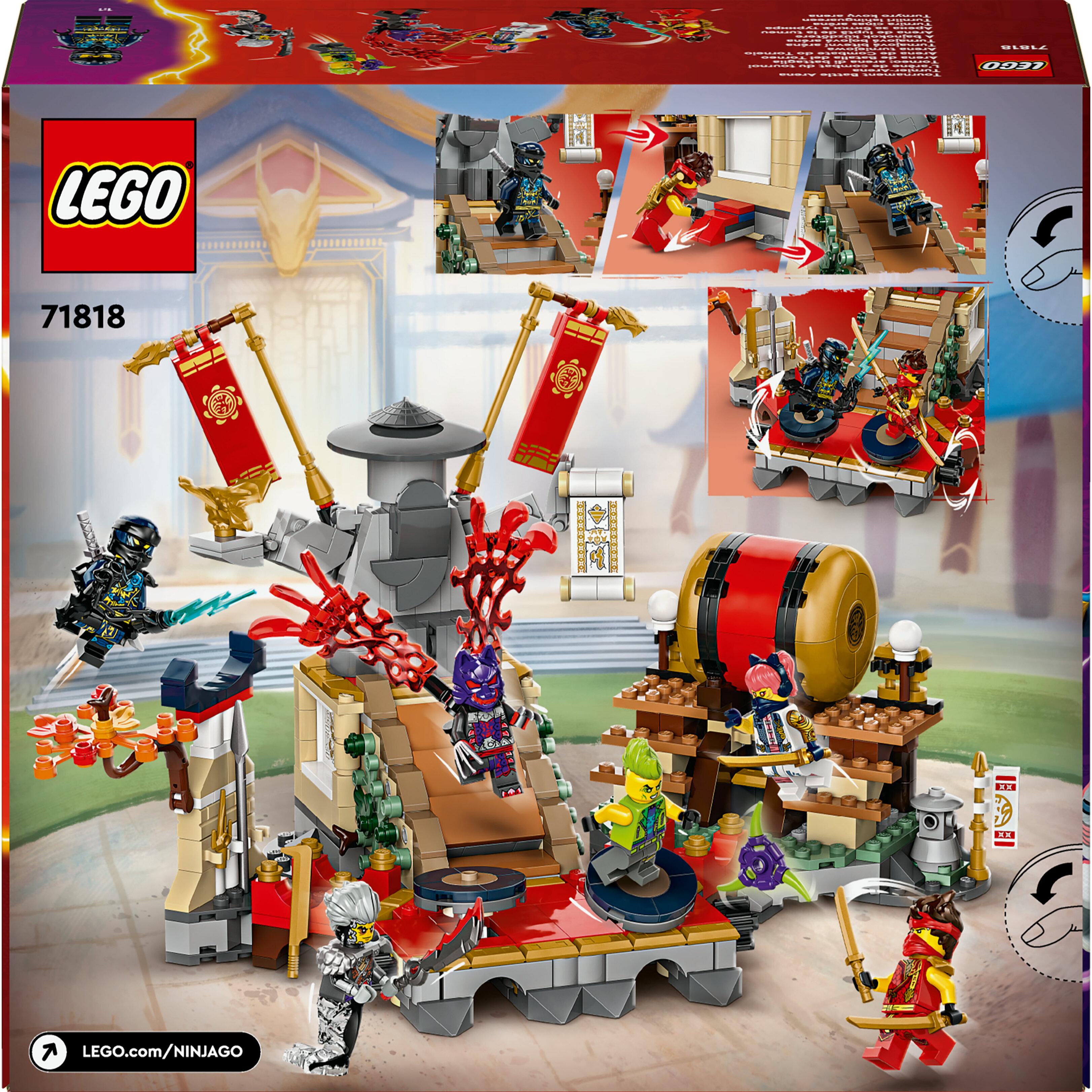 Voir la diapositive 8 : LEGO Ninjago 71818 - L'Arène de Combat du Tournoi - Jouet d'Action Ninja Pour Garçons et Filles de 7 Ans et Plus - Jeu d'Aventures