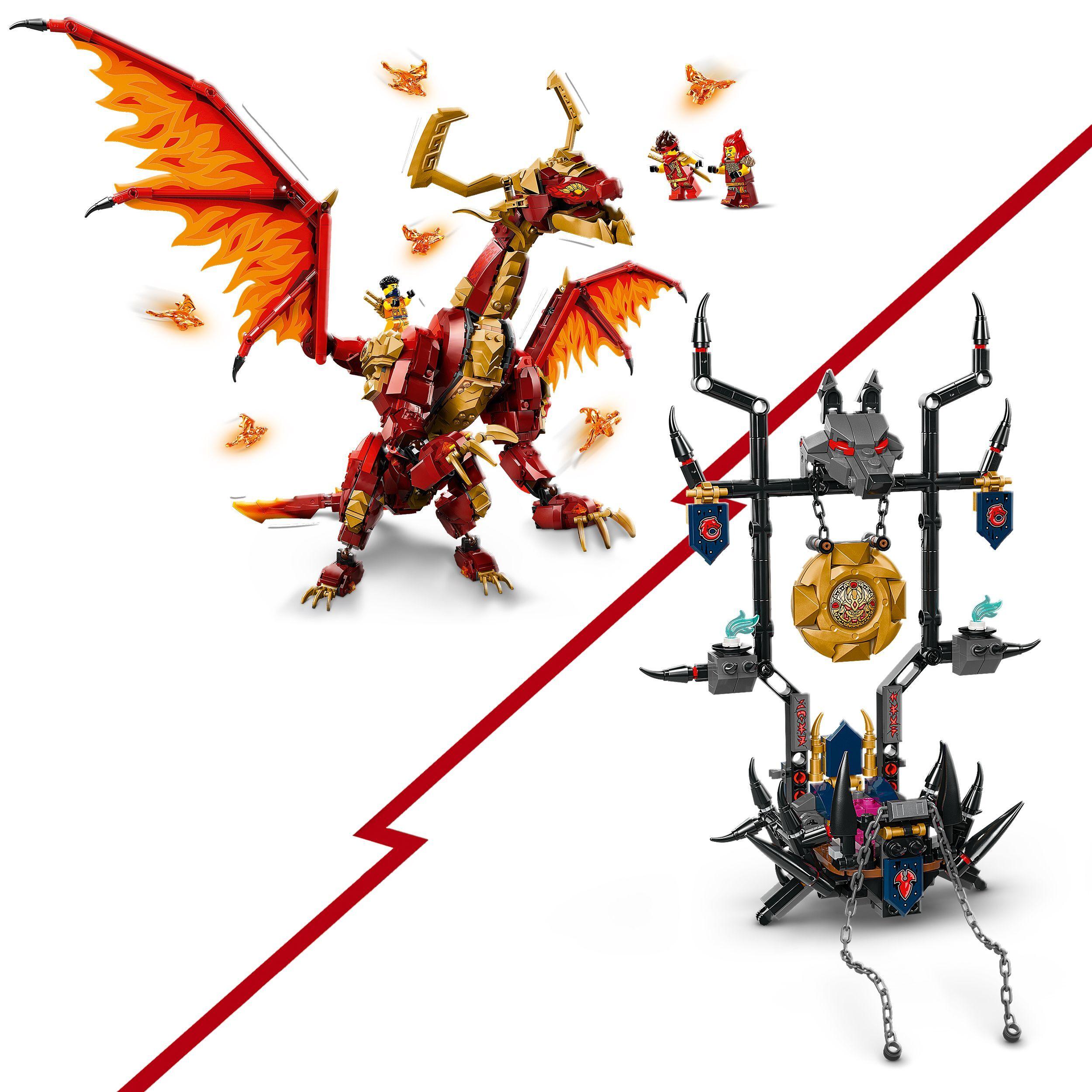 Voir la diapositive 4 : LEGO Ninjago 71822 - Le Dragon Source du Mouvement - Jouet de Construction Ninja Avec Figurines de Créatures Mythiques