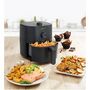 Voir la diapositive 2 : QILIVE Friteuse électrique sans huile à air chaud Q.5667 - Noir