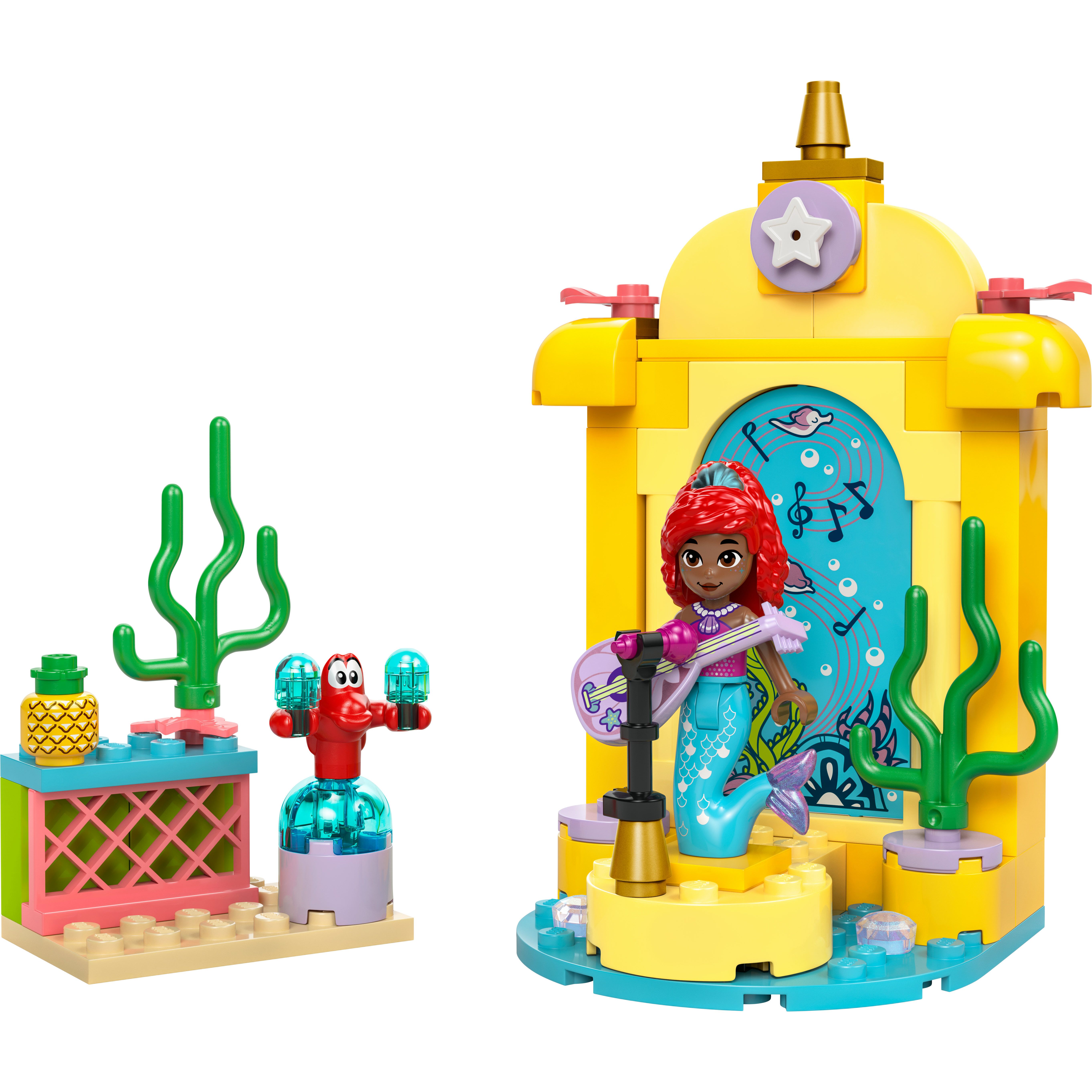 Voir la diapositive 2 : LEGO Disney 43235 -  La Scène Musicale d'Ariel, Jouet de Construction avec 2 Personnages Culte, Cadeau pour les Fans de la Série TV et le Dessin Animé