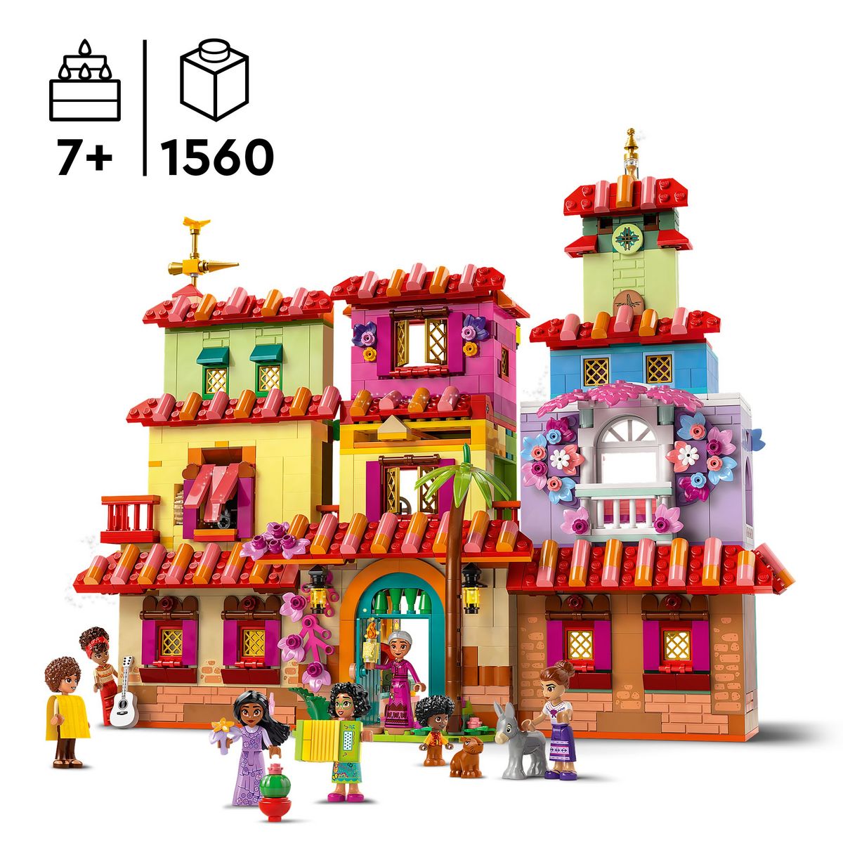 LEGO Disney 43245 -  La Maison Magique des Madrigal, Set de Construction pour Enfants avec une Mini-poupée Mirabel