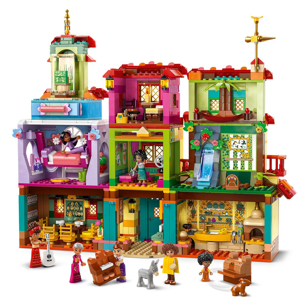 LEGO Disney 43245 -  La Maison Magique des Madrigal, Set de Construction pour Enfants avec une Mini-poupée Mirabel