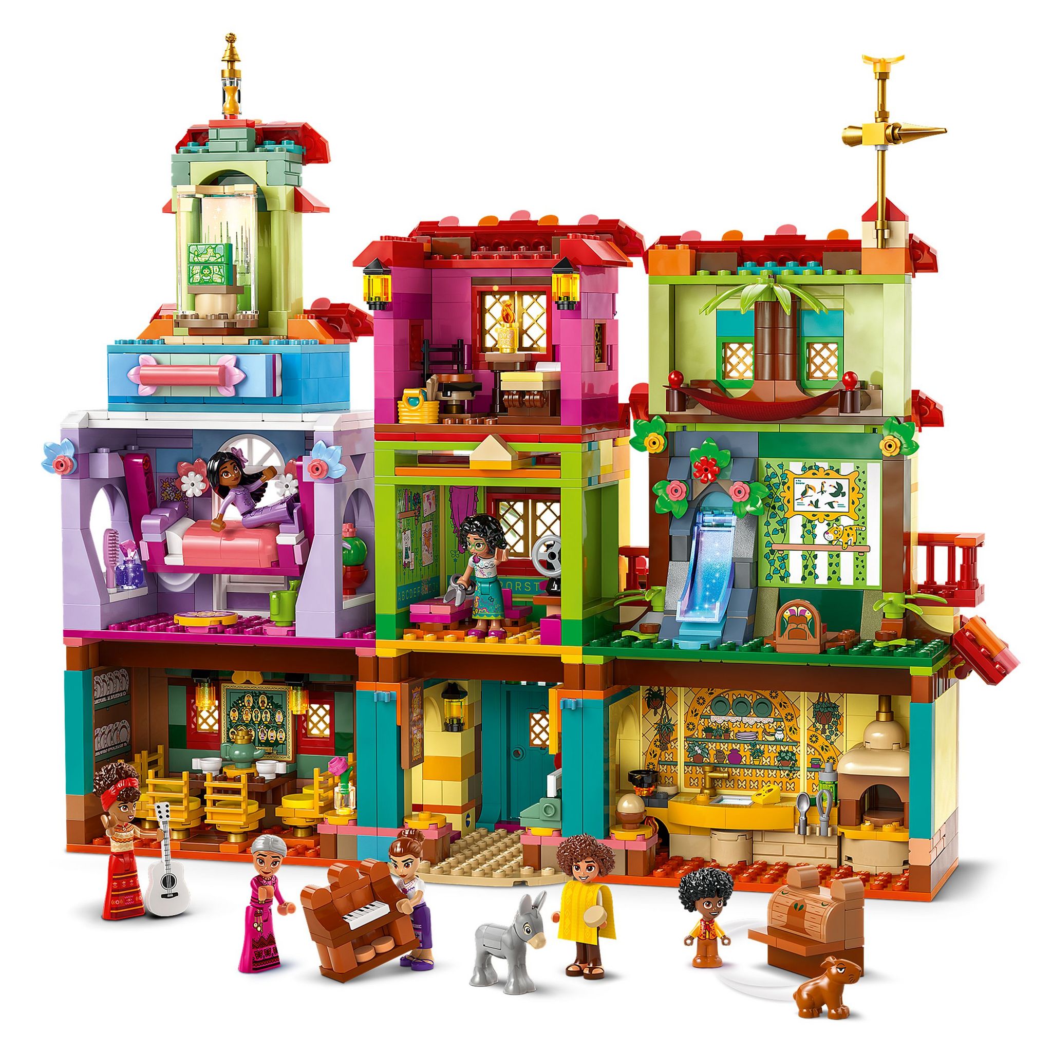 Voir la diapositive 4 : LEGO Disney 43245 -  La Maison Magique des Madrigal, Set de Construction pour Enfants avec une Mini-poupée Mirabel