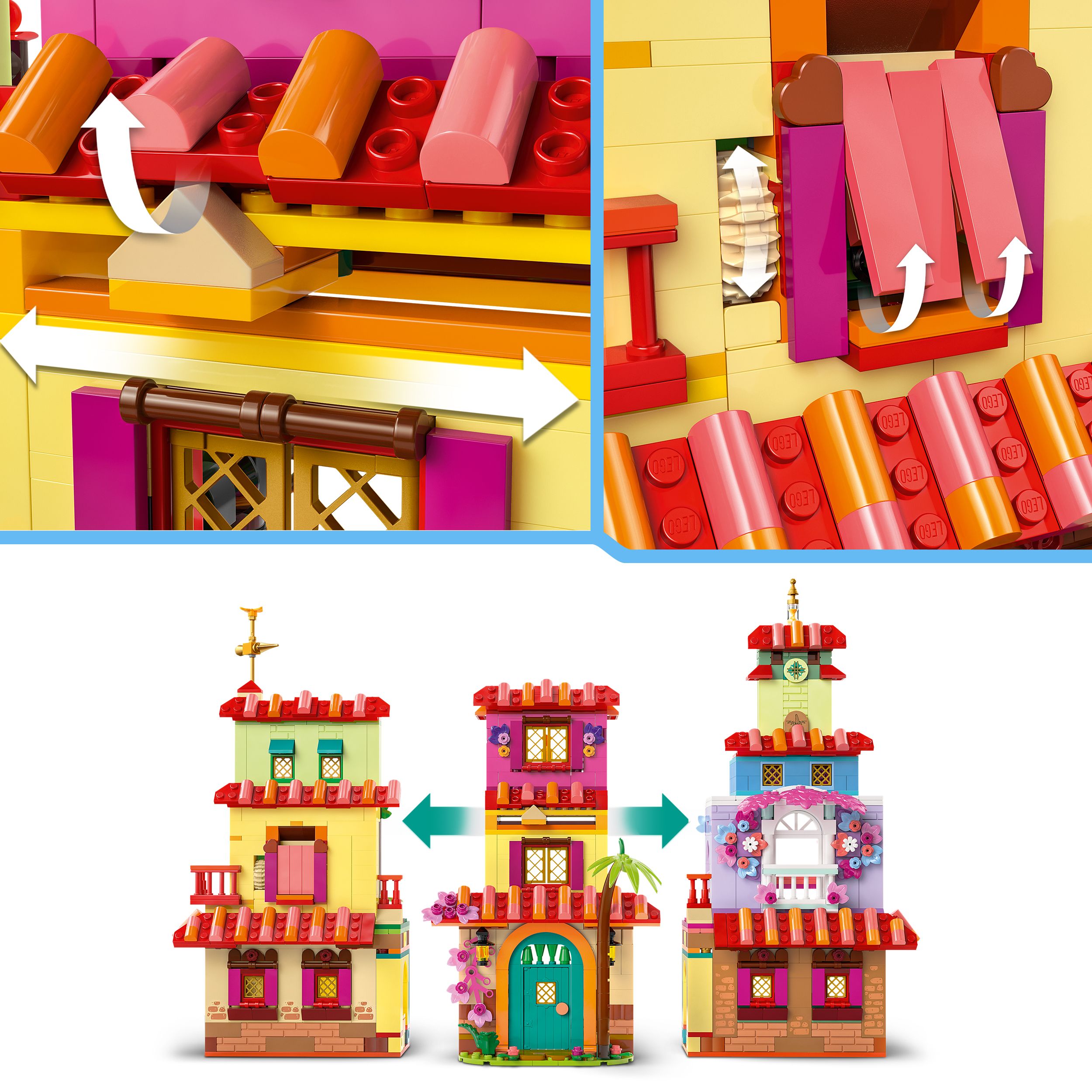 Voir la diapositive 5 : LEGO Disney 43245 -  La Maison Magique des Madrigal, Set de Construction pour Enfants avec une Mini-poupée Mirabel
