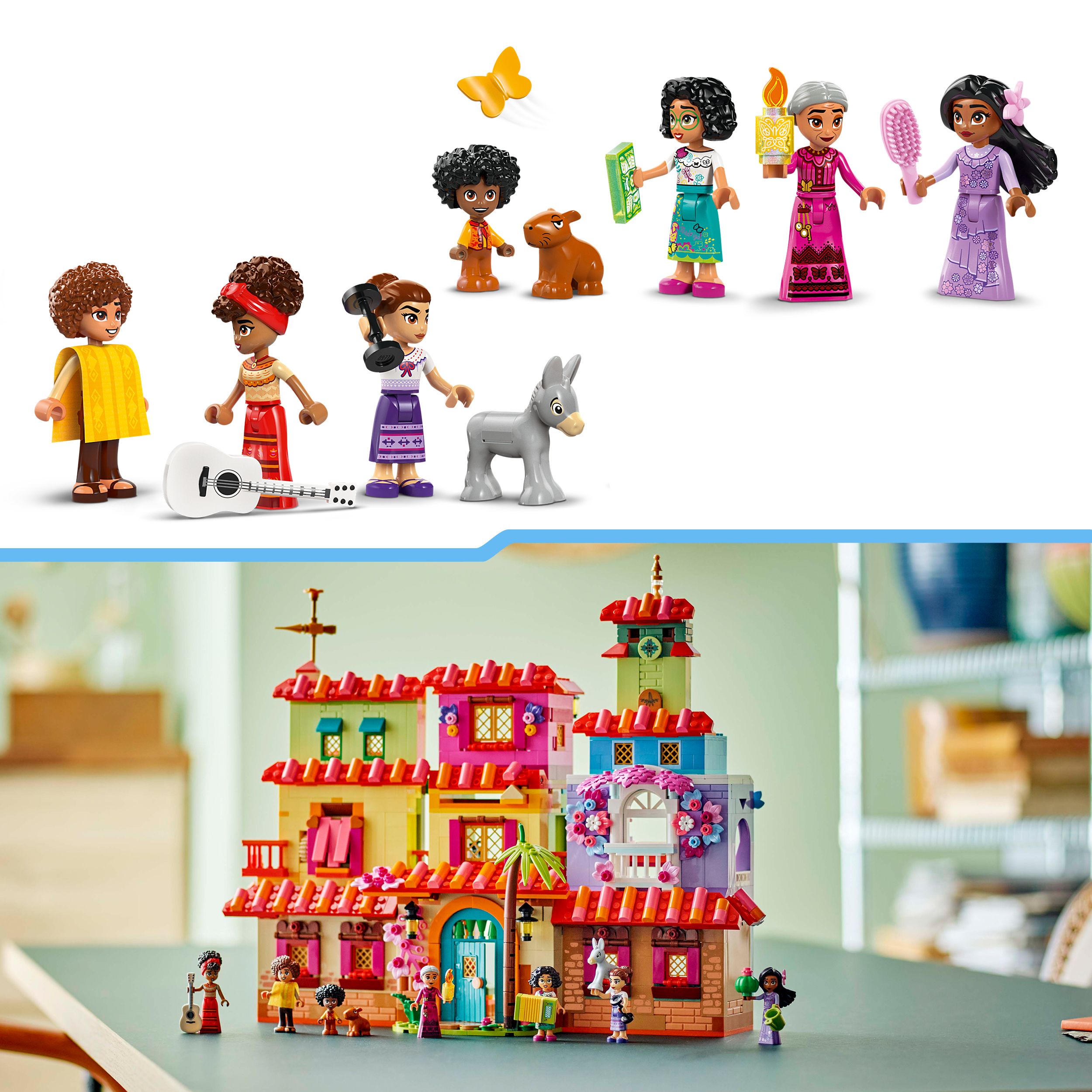 Voir la diapositive 6 : LEGO Disney 43245 -  La Maison Magique des Madrigal, Set de Construction pour Enfants avec une Mini-poupée Mirabel