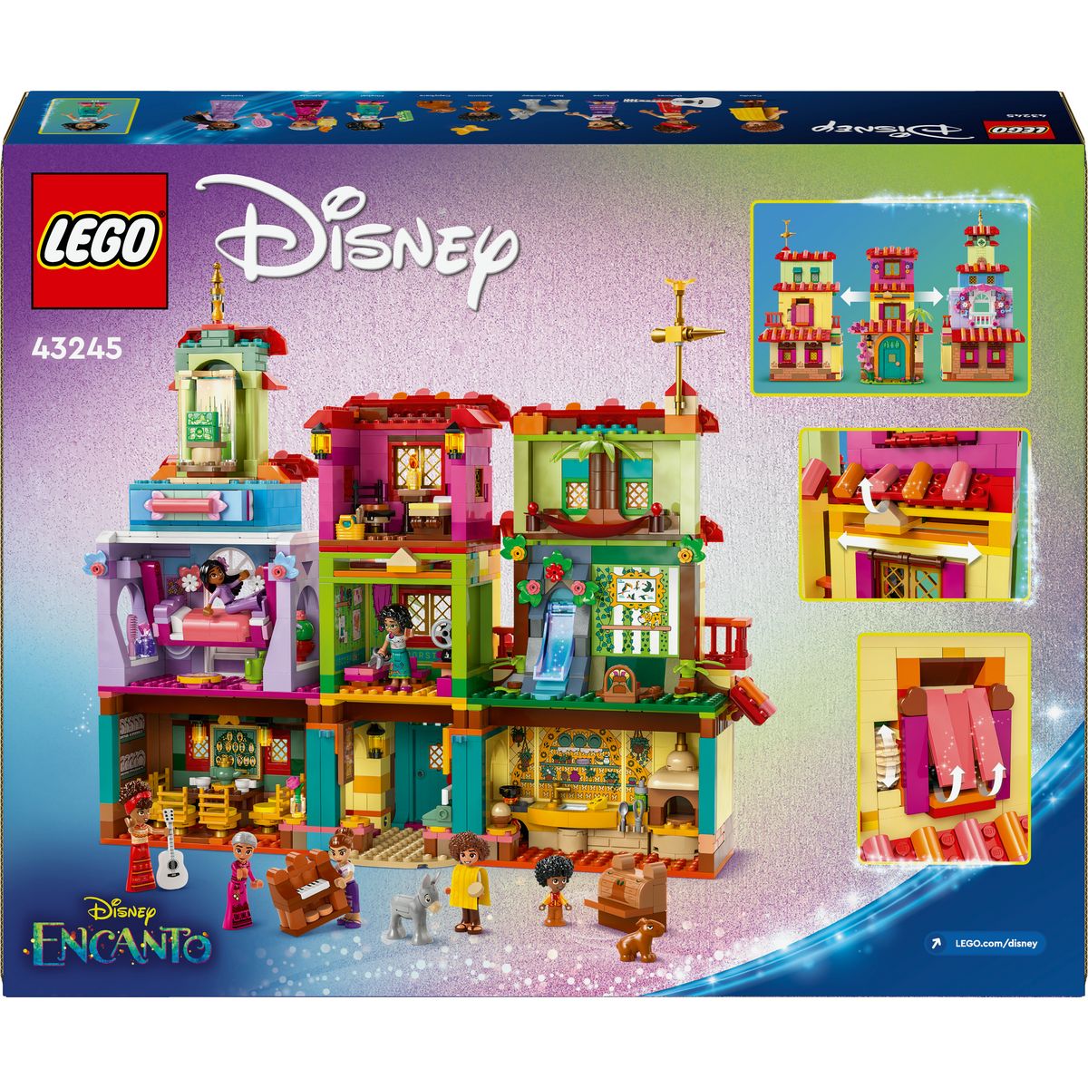 LEGO Disney 43245 -  La Maison Magique des Madrigal, Set de Construction pour Enfants avec une Mini-poupée Mirabel