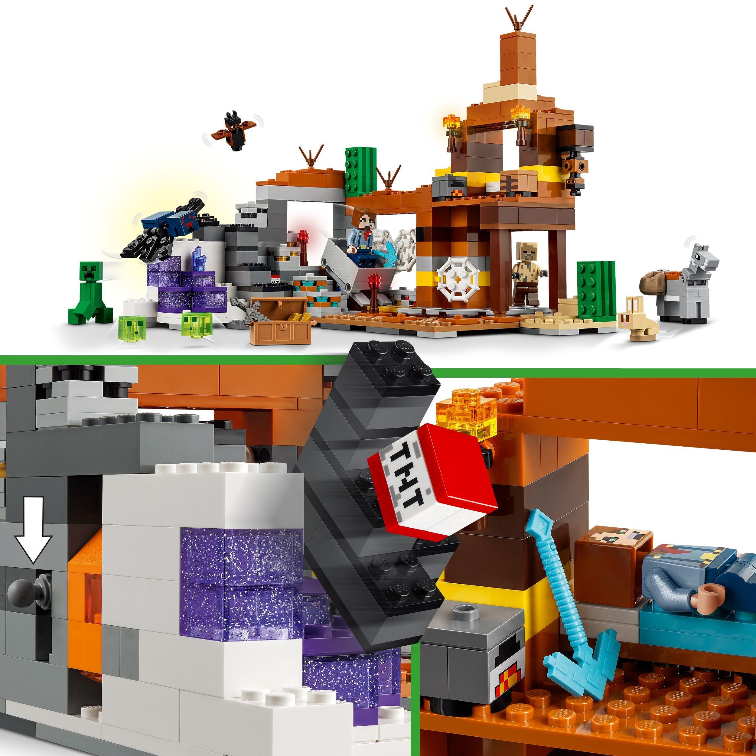 Voir la diapositive 4 : LEGO Minecraft 21263 - La Mine des Badlands - Jouet Enfant 8 Ans Inspiré du Jeu Vidéo - Set d'Exploration de Mines pour Garçons et Filles