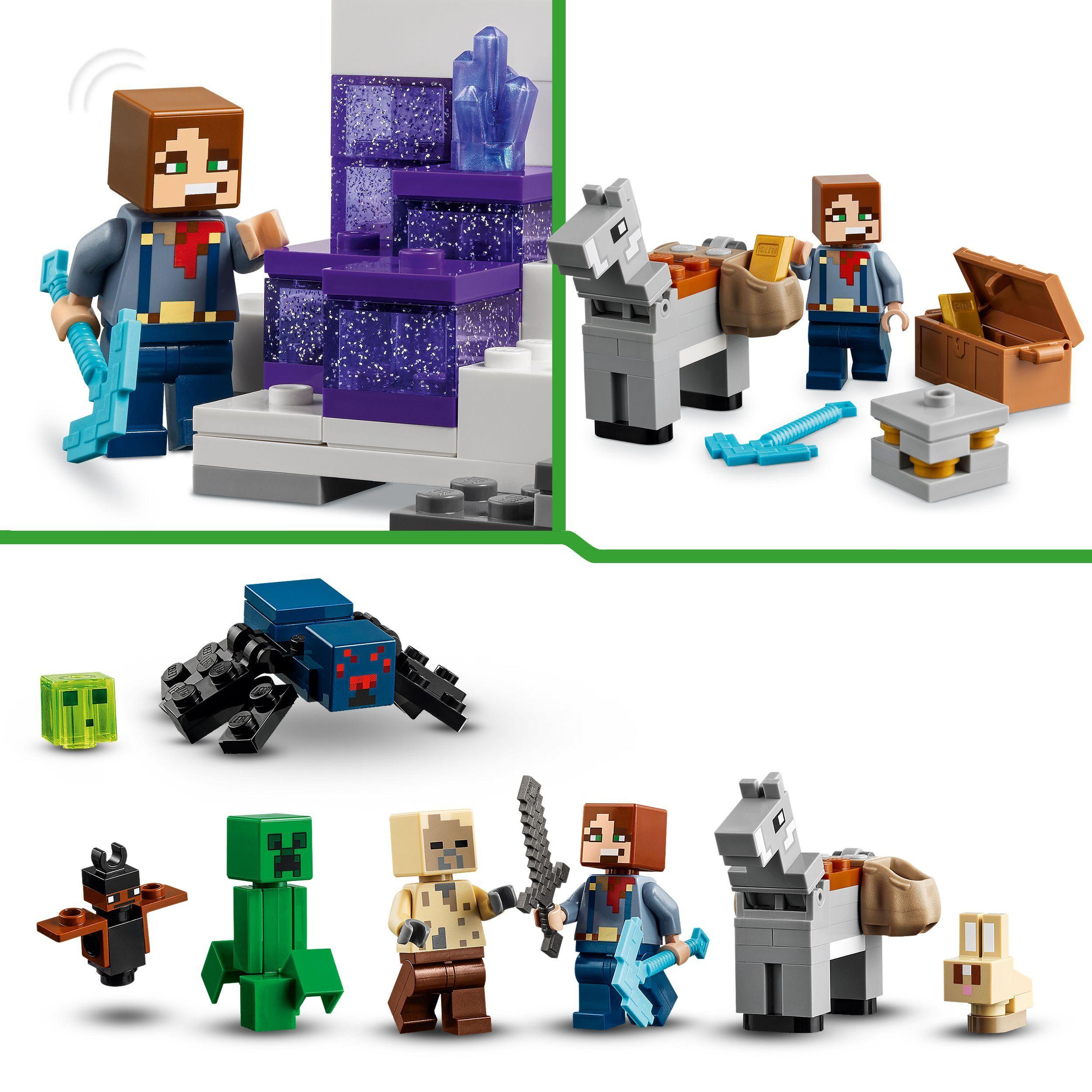 Voir la diapositive 5 : LEGO Minecraft 21263 - La Mine des Badlands - Jouet Enfant 8 Ans Inspiré du Jeu Vidéo - Set d'Exploration de Mines pour Garçons et Filles