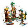 Voir la diapositive 4 : LEGO Friends 42631 -  La Cabane Dans l'Arbre de la Base de Loisirs - Set de Plein Air à Construire - 5 Mini-poupées et 5 Animaux
