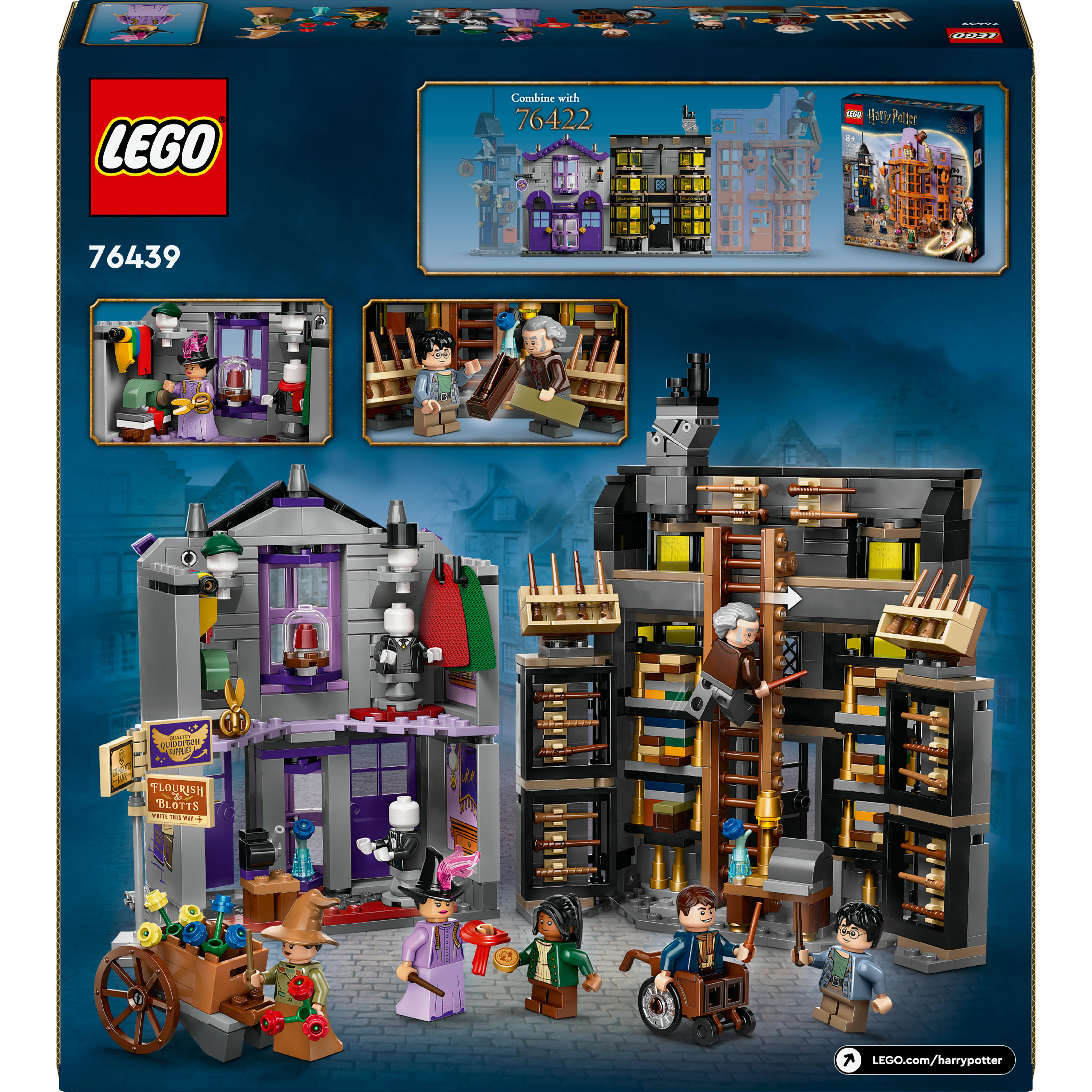 Voir la diapositive 8 : LEGO Harry Potter 76439 - Ollivander et Madame Guipure, Prêt-à-porter Pour Mages et Sorciers - Boutiques du Chemin de Traverse