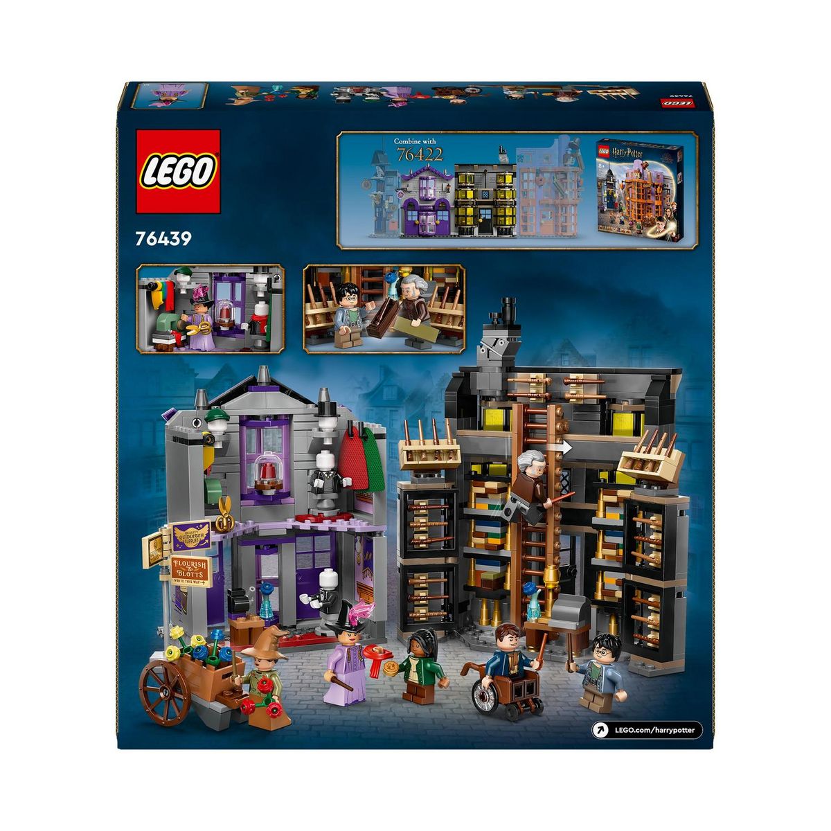 LEGO Harry Potter 76439 - Ollivander et Madame Guipure, Prêt-à-porter Pour Mages et Sorciers - Boutiques du Chemin de Traverse