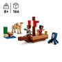 Voir la diapositive 3 : LEGO Minecraft 21259 - Le Voyage du Bateau Pirate - Set d'Exploration Avec une Pieuvre, un Dromadaire et des Minifigurines- Pour Enfants Garçons et Filles de 8 Ans et Plus qui Aiment l'Action
