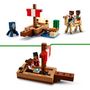 Voir la diapositive 4 : LEGO Minecraft 21259 - Le Voyage du Bateau Pirate - Set d'Exploration Avec une Pieuvre, un Dromadaire et des Minifigurines- Pour Enfants Garçons et Filles de 8 Ans et Plus qui Aiment l'Action