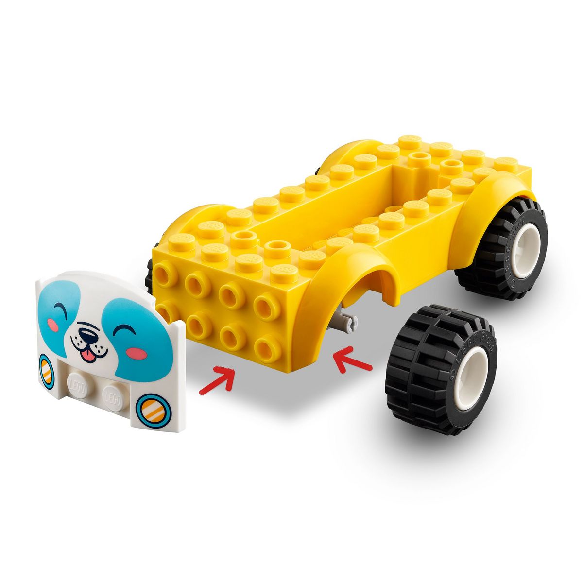 LEGO Friends 42635 - La Voiture de Toilettage Canin - Set avec un Véhicule - Jouet sur le Thème des Animaux et de la Nature - 2 Mini-poupées et 2 Chiens