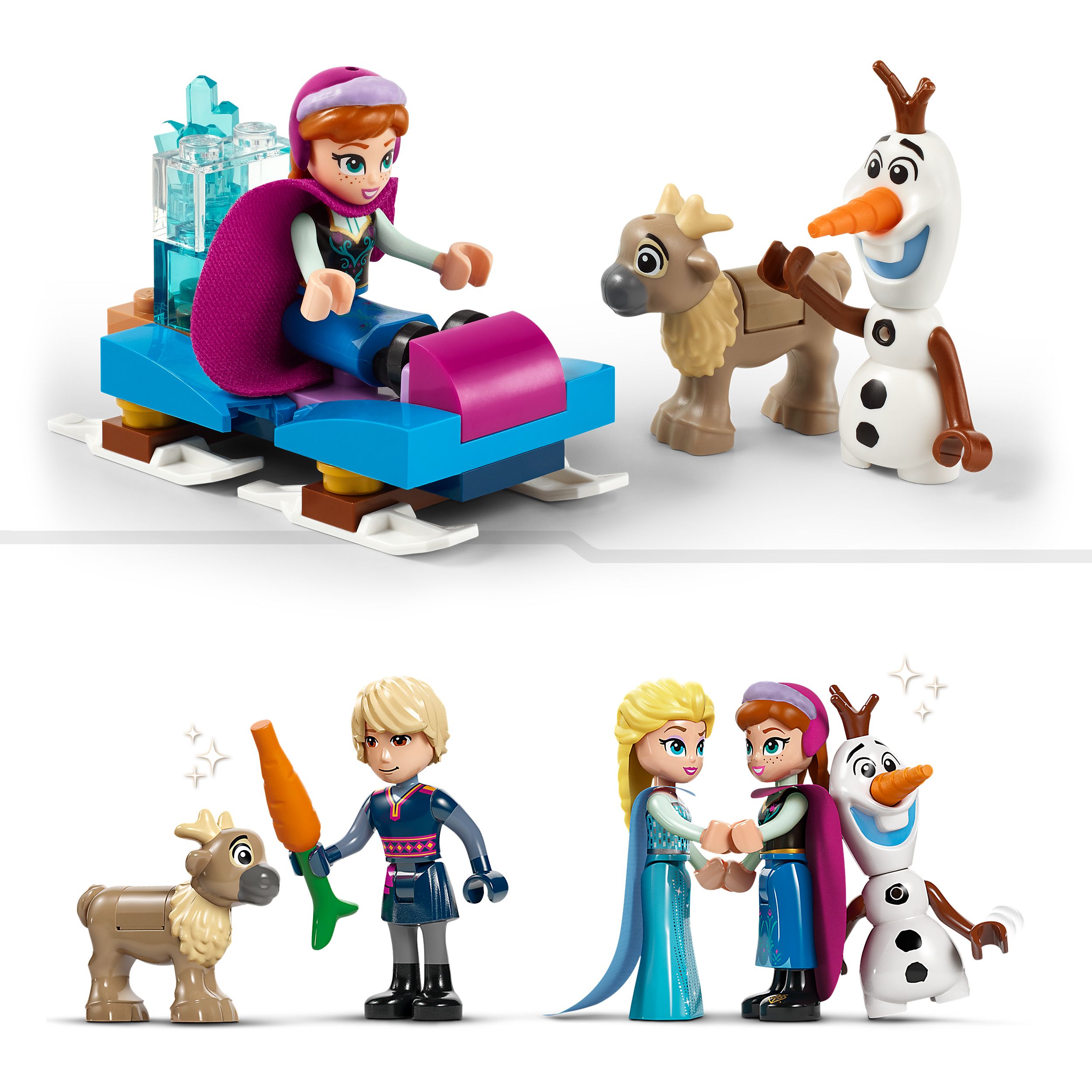 Voir la diapositive 5 : LEGO LEGO ǀ Disney 43244 Le palais de glace d'Elsa, jouet de construction pour enfants et fans