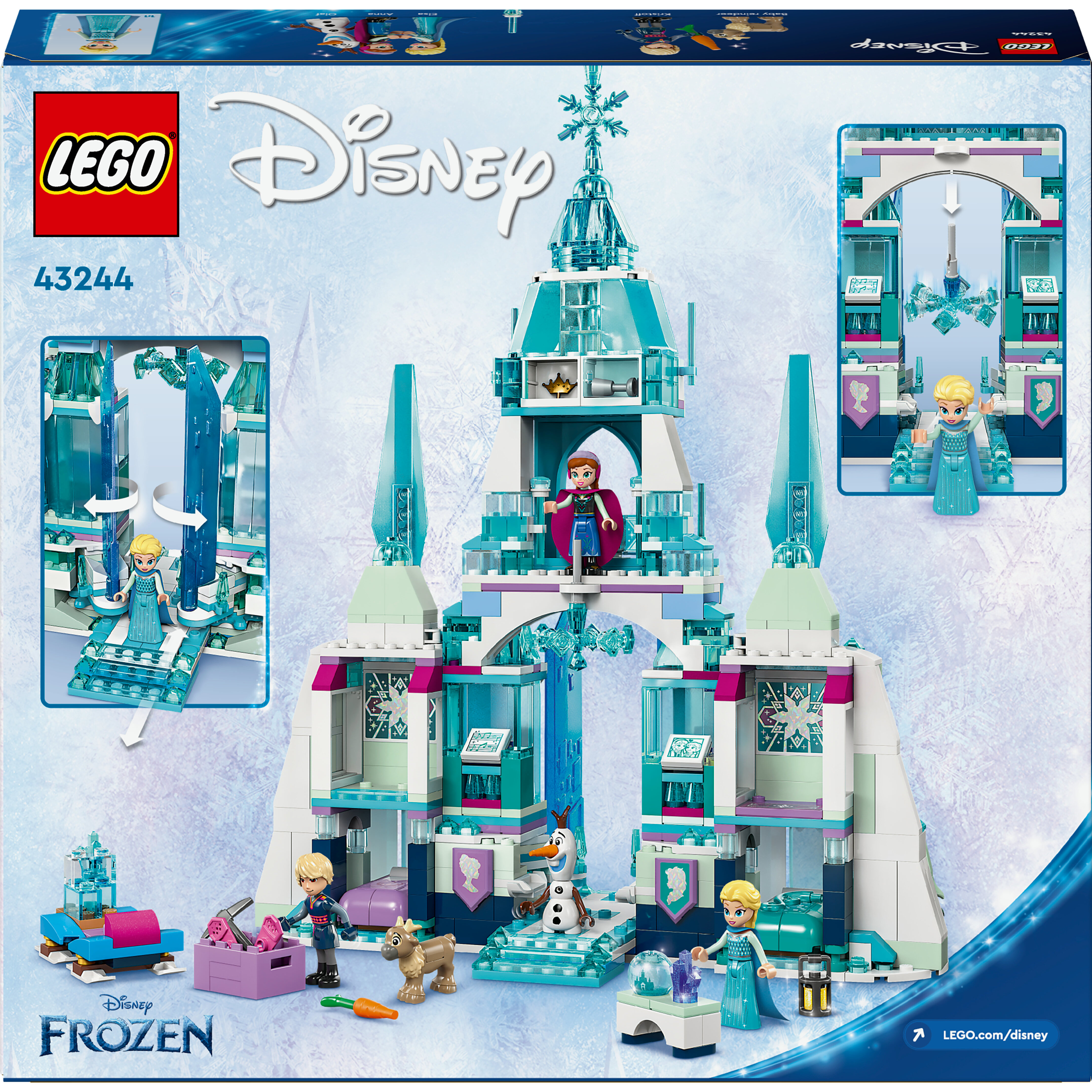 Voir la diapositive 8 : LEGO LEGO ǀ Disney 43244 Le palais de glace d'Elsa, jouet de construction pour enfants et fans