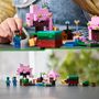 Voir la diapositive 6 : LEGO Minecraft 21260 - Le Jardin des Cerisiers en Fleurs - Minifigurines des Personnages du Jeu Vidéo Sunny, un Renifleur, un Zombie et des Abeilles