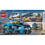 Voir la diapositive 7 : LEGO City 60408 - Le Camion de Transport de Voitures de Sport - Set de 4 Véhicules Pour Enfants dès 7 Ans - Cadeau de Fête ou d'Anniversaire pour Garçons et Filles - 4 Minifigurines pour le Jeu de Rôle