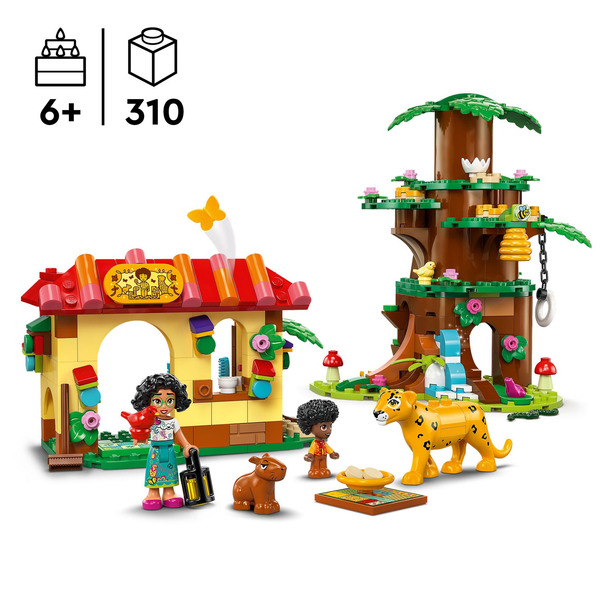 Voir la diapositive 3 : LEGO Disney 43251 - Sanctuaire animalier Encanto